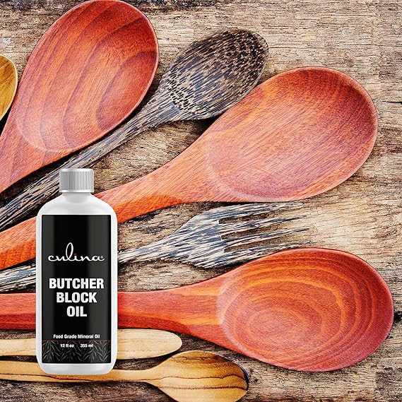 Culina Butcher Block Oil For Cutting Boards, Countertops, Butcher Blocks & More