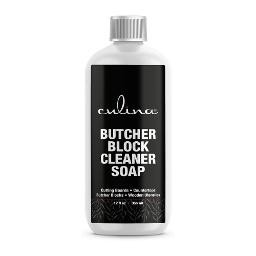 Culina Butcher Block Cleaner Soap For Cutting Boards, Butcher Blocks, Wooden Utensils & Countertops