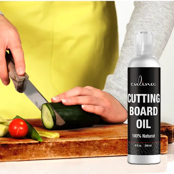 Culina Cutting Board & Butcher Block Conditioning & Finishing Oil | Mineral Oil Free