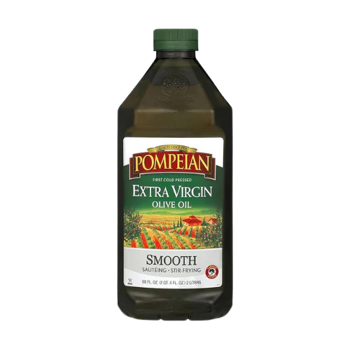 Pompeian Smooth Extra Virgin Olive Oil 16 FL Oz, Single Bottle
