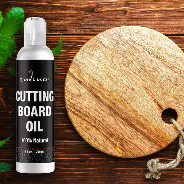 Culina Cutting Board & Butcher Block Conditioning & Finishing Oil | Mineral Oil Free