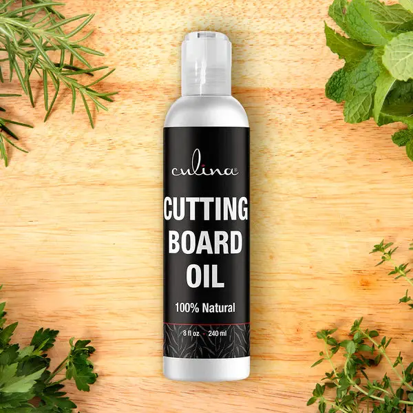 Culina Cutting Board & Butcher Block Conditioning & Finishing Oil | Mineral Oil Free