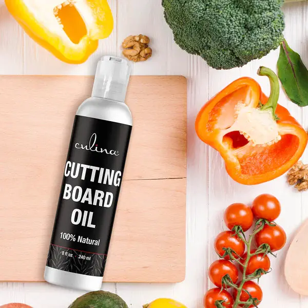 Culina Cutting Board & Butcher Block Conditioning & Finishing Oil | Mineral Oil Free