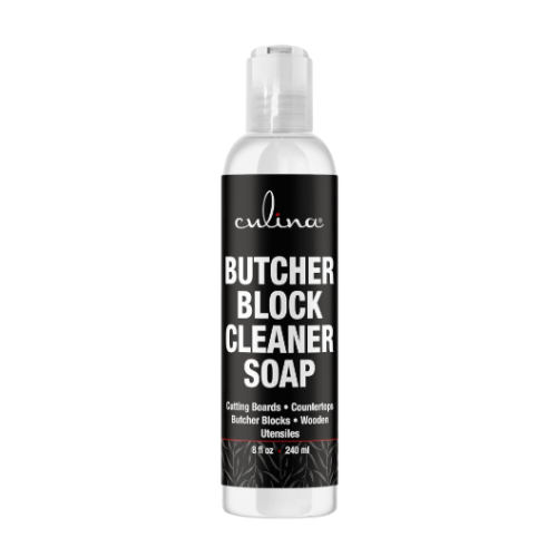 Culina Butcher Block Cleaner Soap For Cutting Boards, Butcher Blocks, Countertops & Wooden Utensils