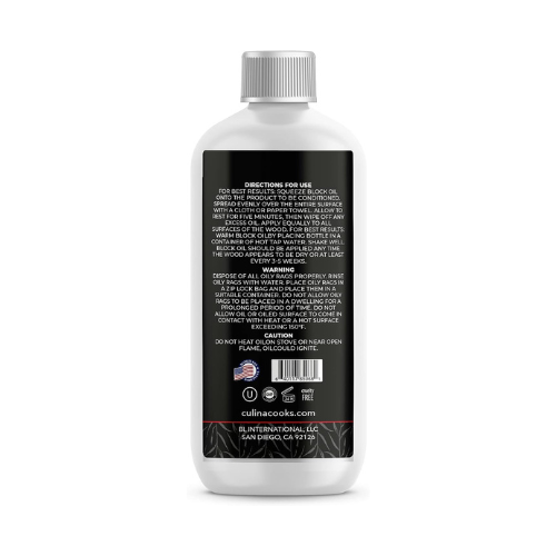 Culina Butcher Block Oil For Cutting Boards, Countertops, Butcher Blocks & More
