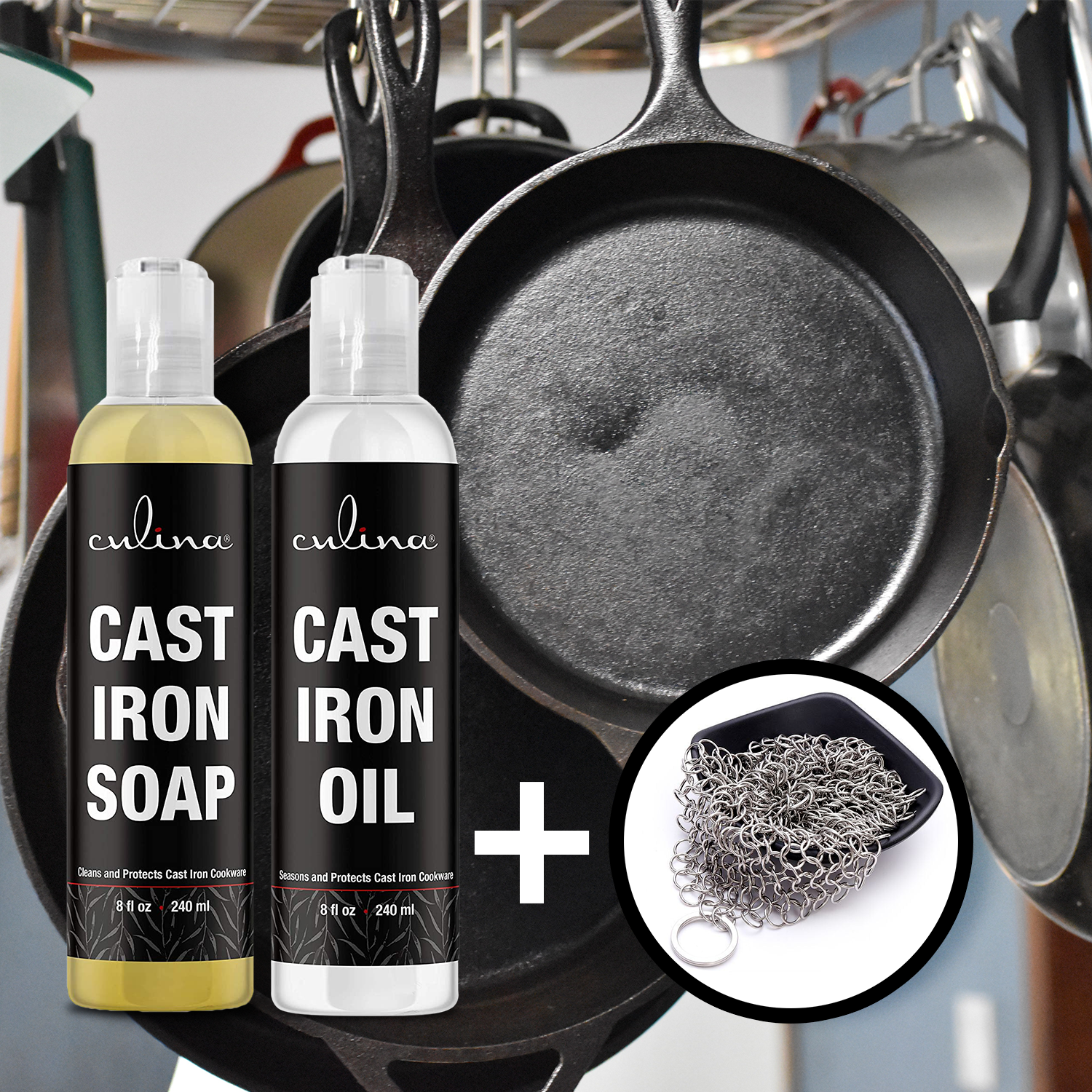 how to clean cast iron kitchen sink